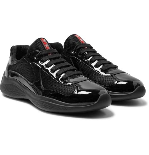 black prada sneakers men's